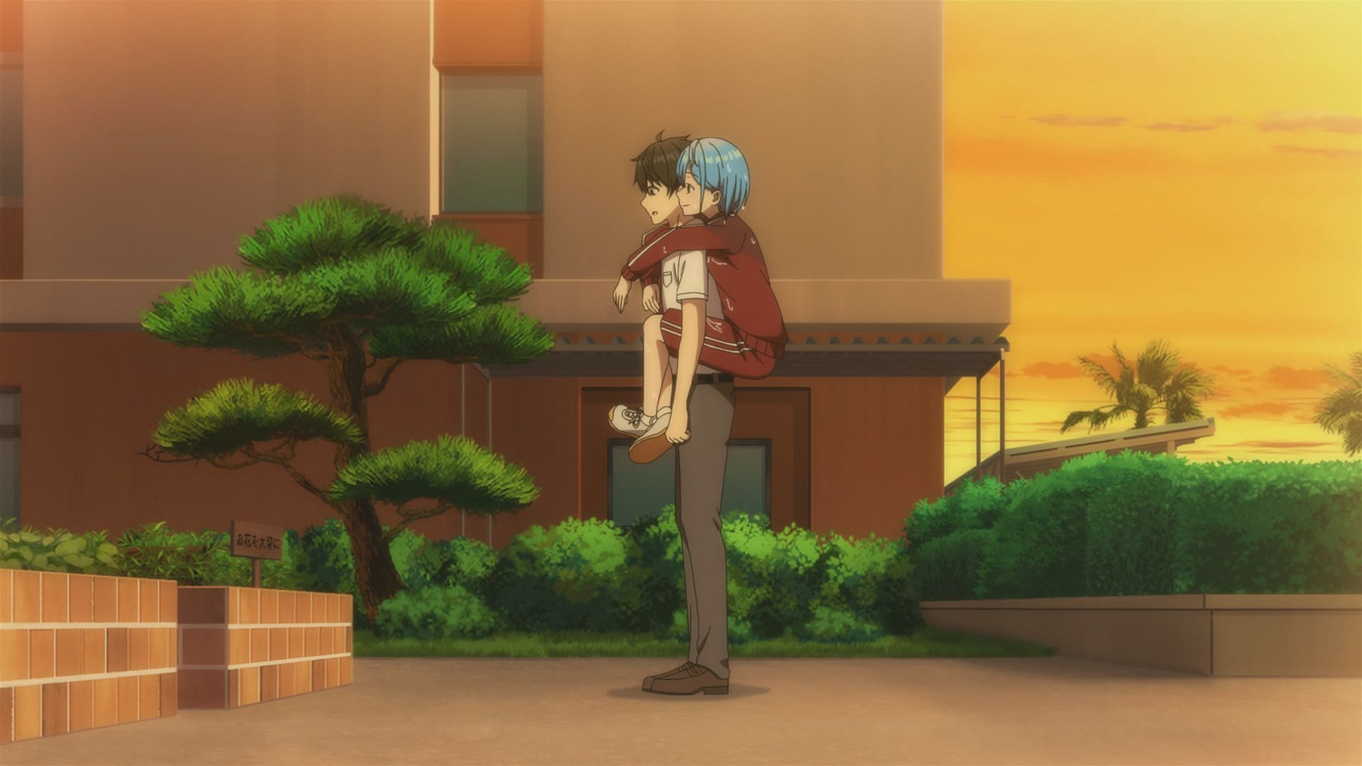 Himari and Yuu eventually reconcile (Image via J.C.Staff)